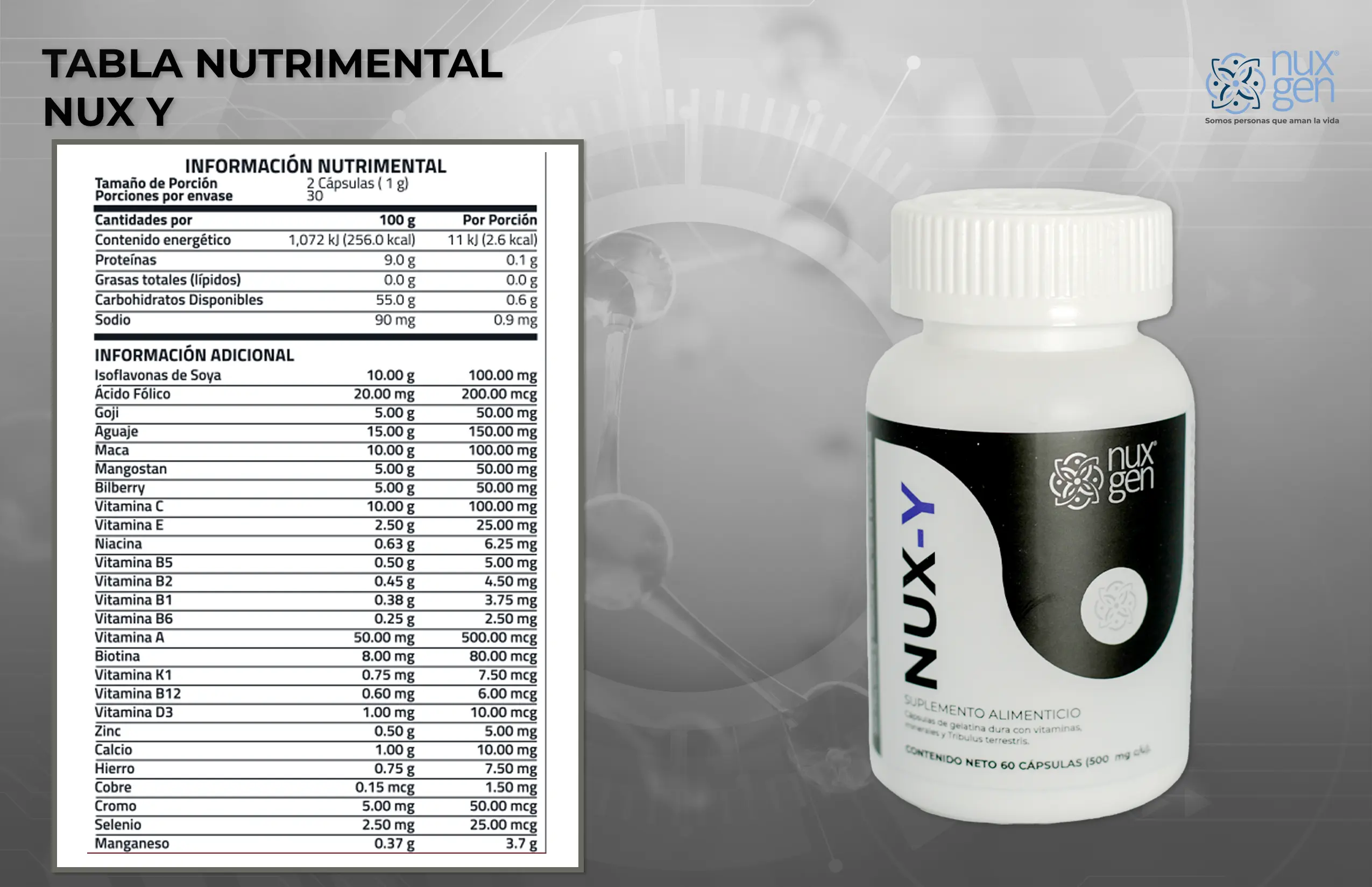 Tabla nutrimental