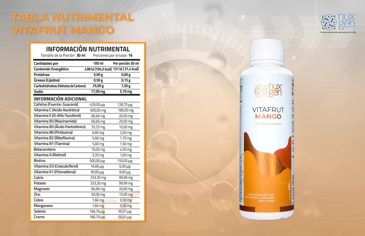 Tabla nutrimental
